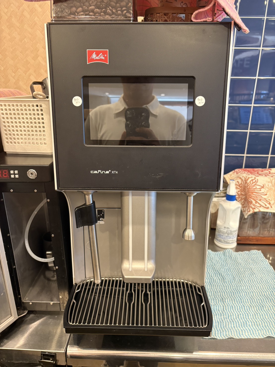 CJ CAFEで使用しているメリタ Cafina XT4 コーヒーマシン