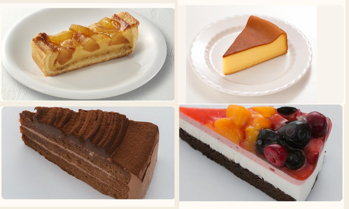 CJ CAFEで提供している4種類のケーキ